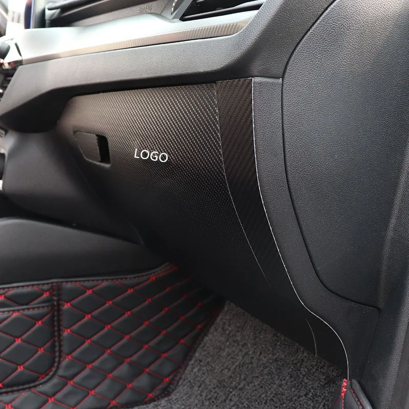 Copilot пассажирский кожаный защитный коврик из углеродного волокна для Ford Focus 2019
