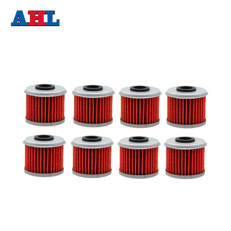 8 шт. масляные фильтры для мотоцикла HONDA CRF450R CRF 450R CRF450 R 450 444 2002 2012|oil filter|motorcycle oil