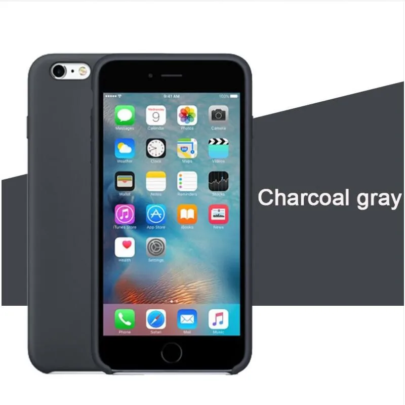 Lavender Grey Чехол для iPhone Xs MAX XR X чехол s для Apple iPhone 7 8 6 s Plus 5S SE официальный стиль силиконовый чехол с логотипом - Цвет: Lavender Grey