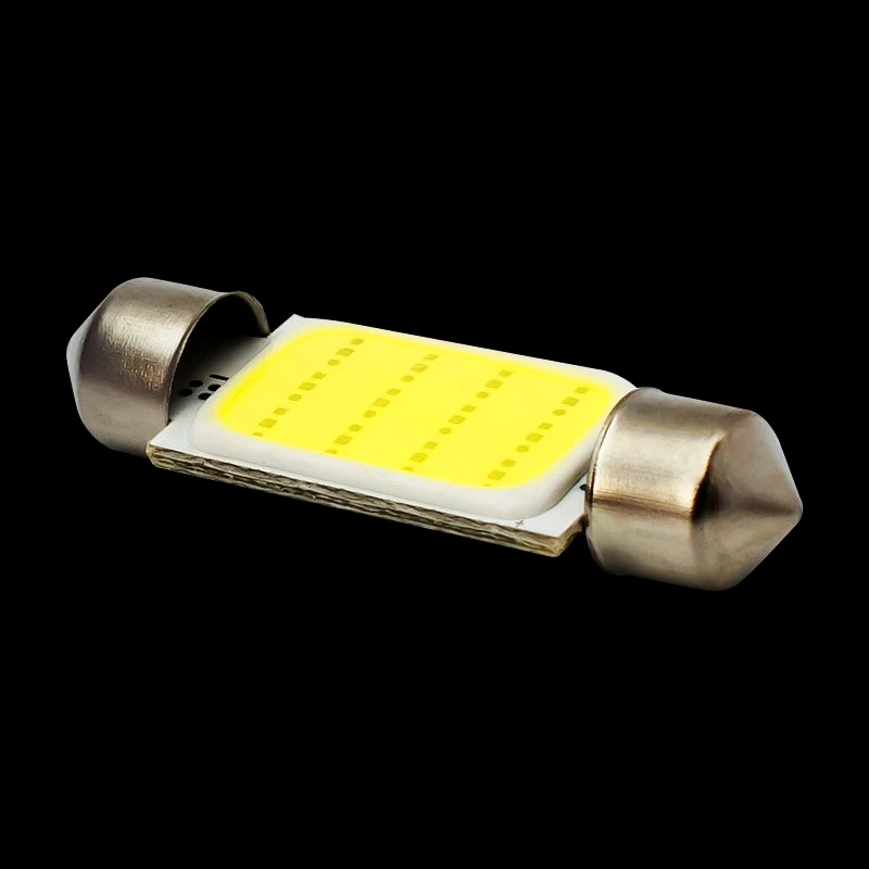 4 шт. 39 мм C5W C10W SV8.5 12844 DE4410 гирлянда COB Светодиодная Автомобильная Лицензионная