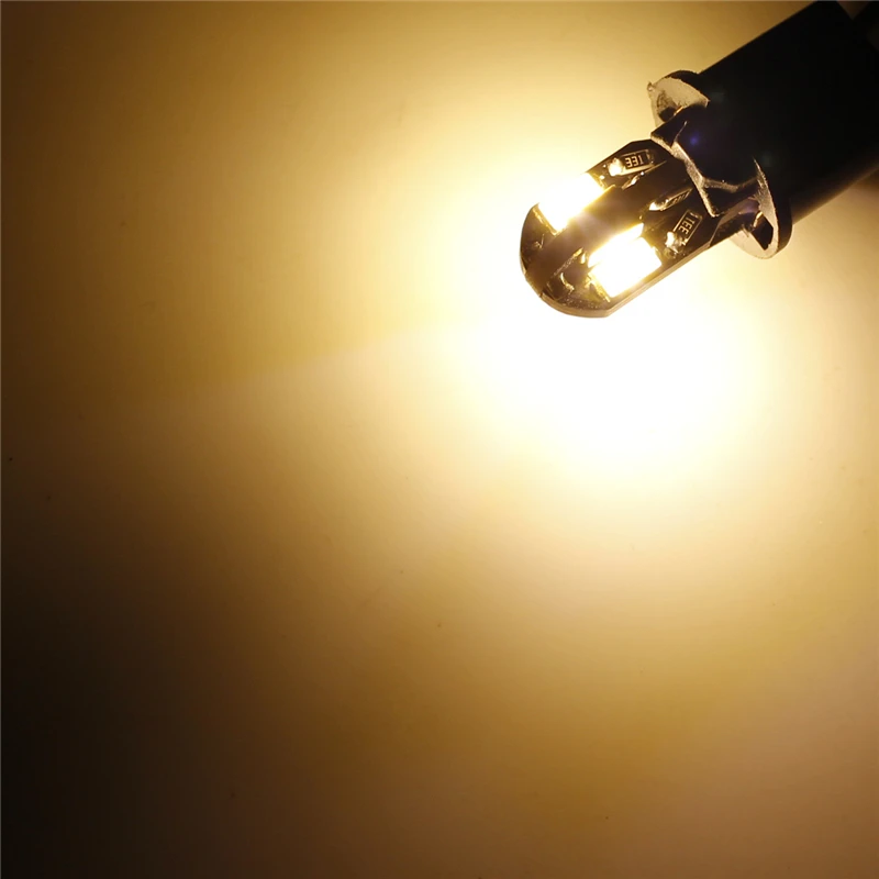 KEYECU 4 шт теплый белый W5W T10 8SMD 5730 Автомобильная внутренняя и внешняя Светодиодная