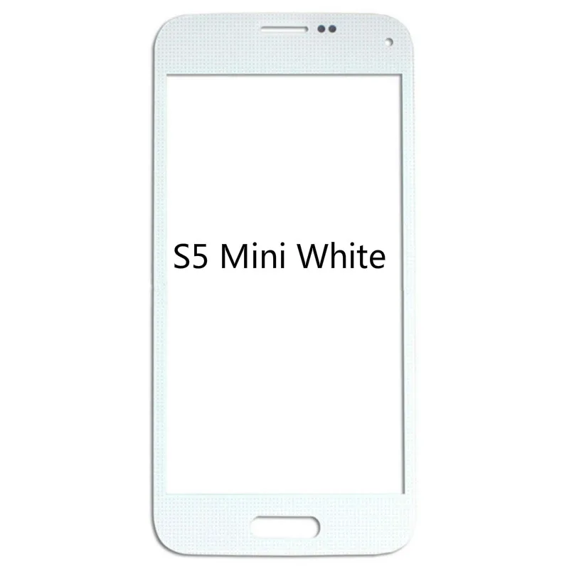 ЖК-дисплей сенсорный экран для samsung Galaxy S5 G900F G900I S5 Mini G800F сенсорный экран Панель переднее стекло телефон запасные части - Цвет: S5 Mini White