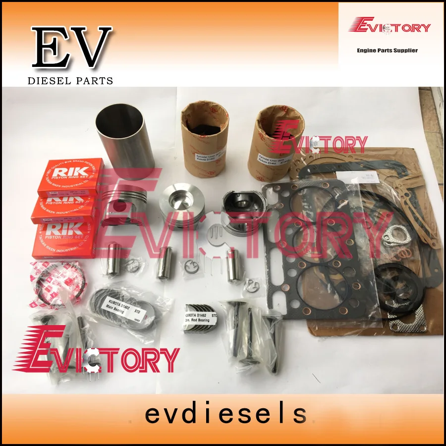 

EV D1462 engine overhaul rebuild kit for Kubota Tractor