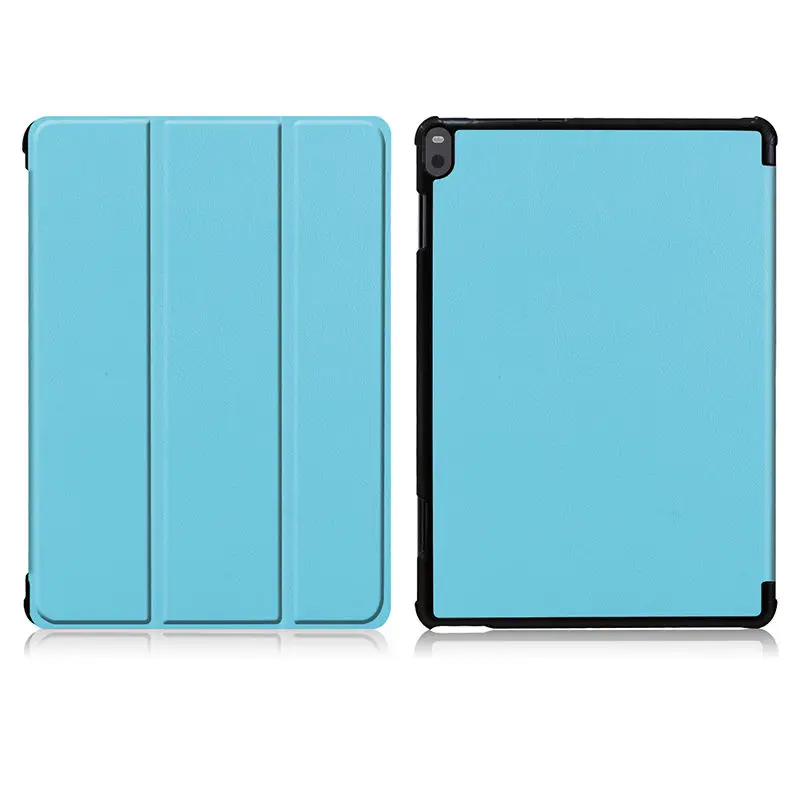 Sky blue Чехол для lenovo Tab P10 TB-X705F TB-X705L 10," Smart Cover Funda Tablet тонкий защитный чехол с подставкой+ стилус+ пленка - Цвет: Sky blue