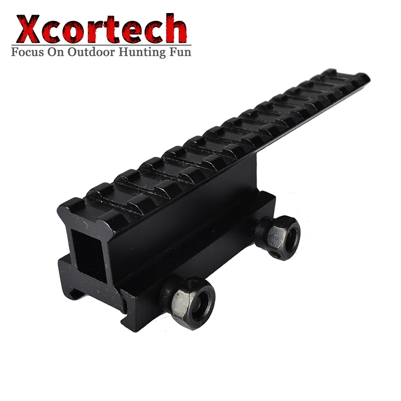 Тактический 3/4 &quotRiser Scope Mount Base Flat top Picatinny Rails Riser Extended Long 20 мм Weaver Rail для AR15 Carbine