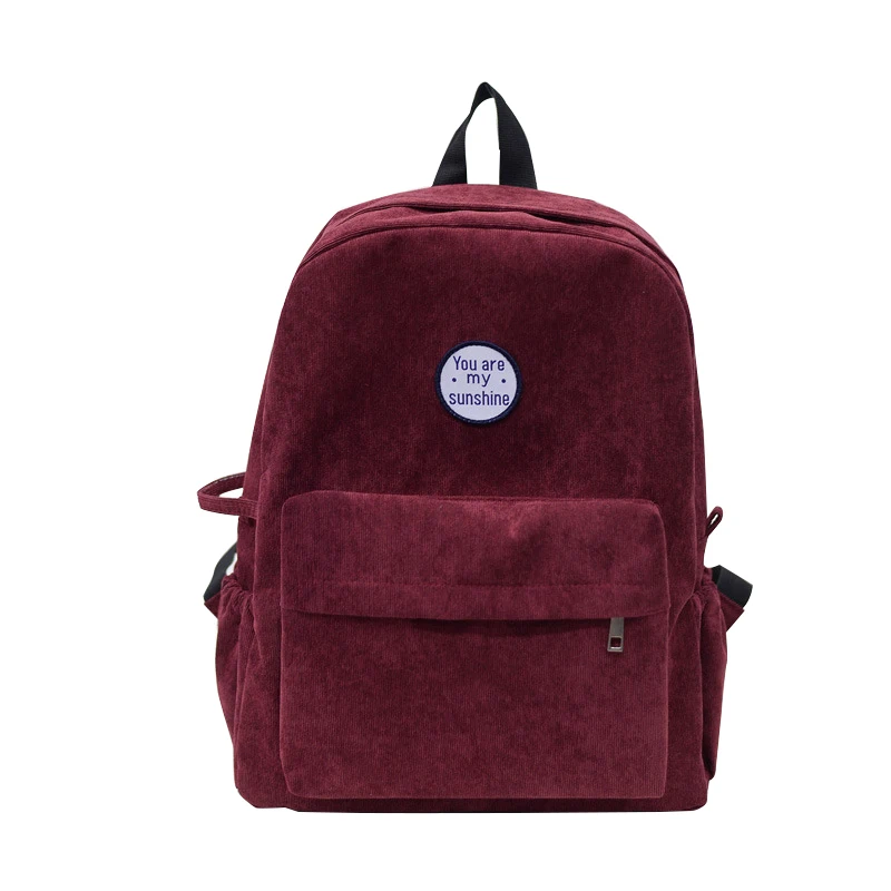 Рюкзак в стиле ретро для женщин и девочек простой женский рюкзак Корейском |