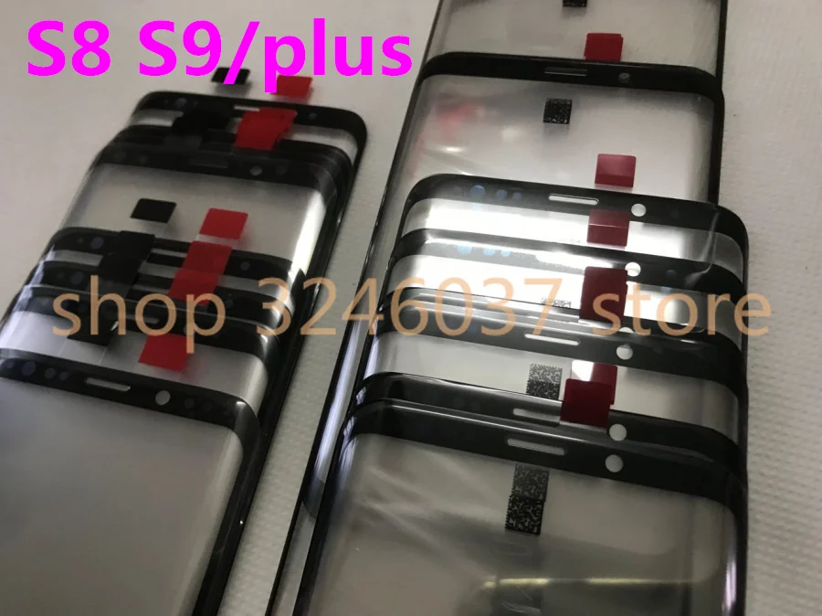 Передний Внешний стеклянный объектив Замена для samsung Galaxy S8 S9 edge NOTE8 9 S10 S10e plus ЖК-экран стекло+ наклейка+ Инструменты