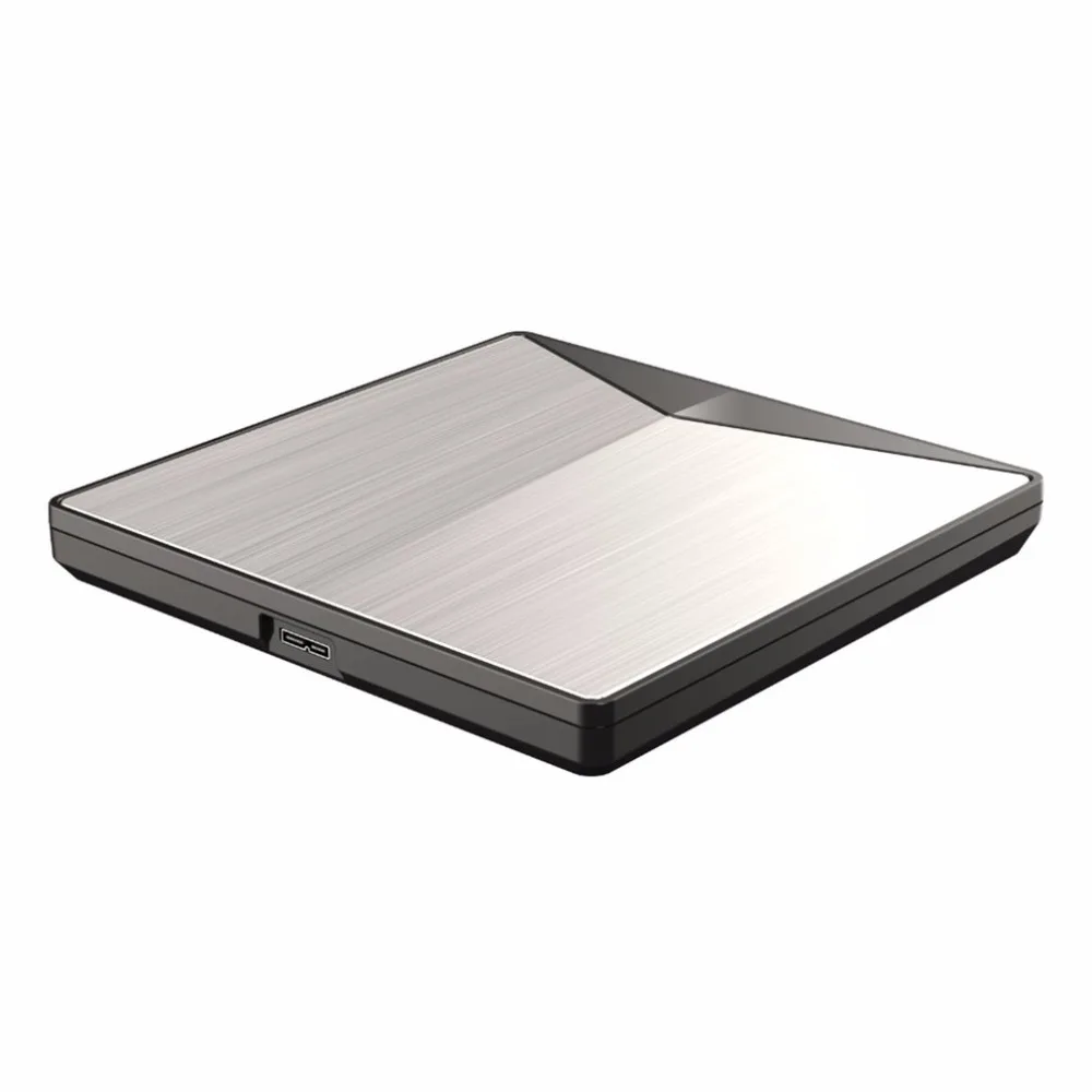 Внешний DVD привод USB 3,0 привод для ПК для Mac DVD+ перезаписываемый DVD/CD RW Писатель рекордер горелки уникальная форма новейшая Прямая поставка