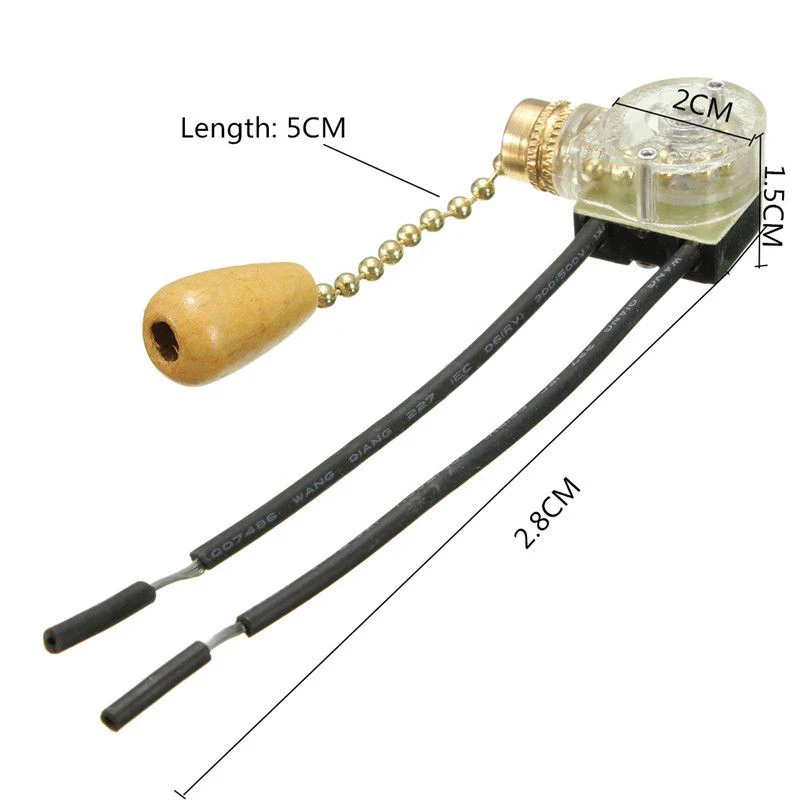 1 шт. удобный потолочный вентилятор настенный светильник замена ретро Натяжной