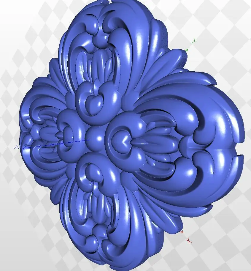 

model relief format 3d for cnc in STL file rosette_60 3d