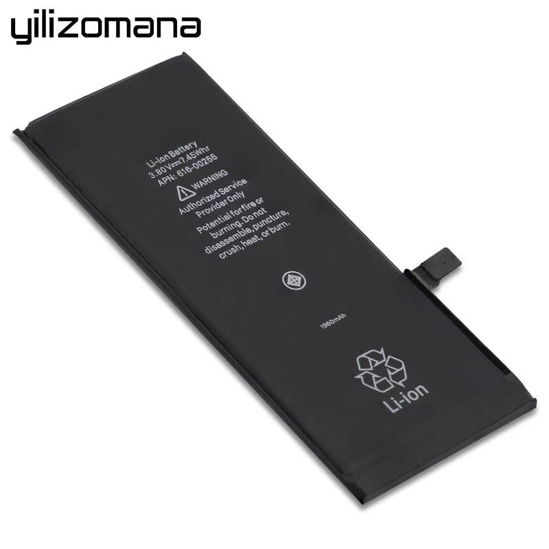 YILIZOMANA аккумулятор для телефона для Apple iPhone 7/7 Plus 8 8 Plus X сменные батареи 1960 мАч 2900 мАч Бесплатные инструменты