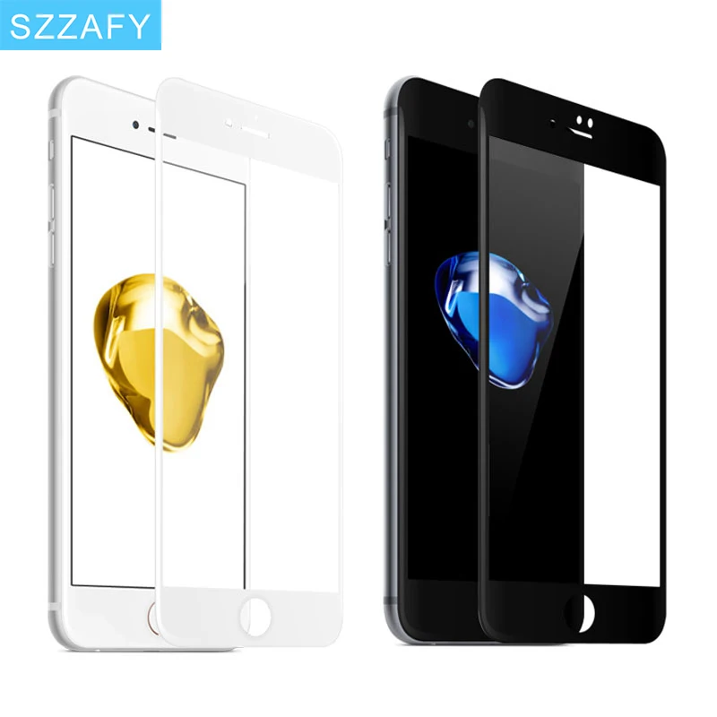 Szzafy 3D изогнутые матовые закаленное Стекло для Apple iPhone 6/6 S 7 Экран протектор Плёнки