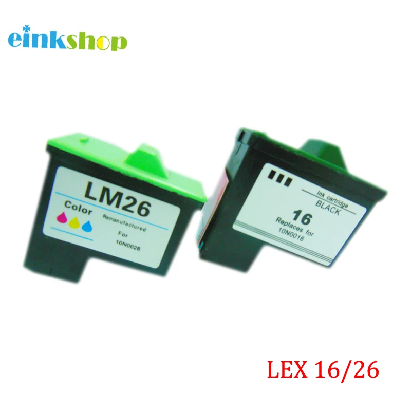 Einkshop для Lexmark 16 26 чернильный картридж Z615 X1100 X1150 X2250 X75 X1200 X1290 Z612 Z614 I3 Z13 Z23 Z25 Z35 |