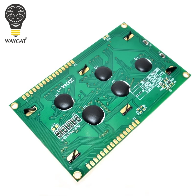 ЖК-дисплей доска 2004 20*4 ЖК-дисплей 20X4 5V синий экран ЖК-дисплей 2004 дисплей ЖК-дисплей модуль ЖК-дисплей 2004 для arduino