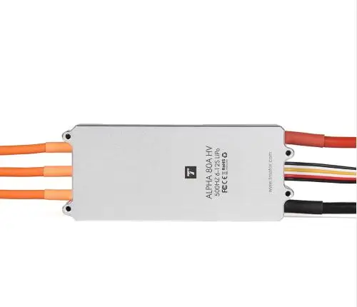 T motor ALPHA 80A HV FOC ESC для вертолета мультироторный Квадрокоптер UAV RC дроны|Детали и