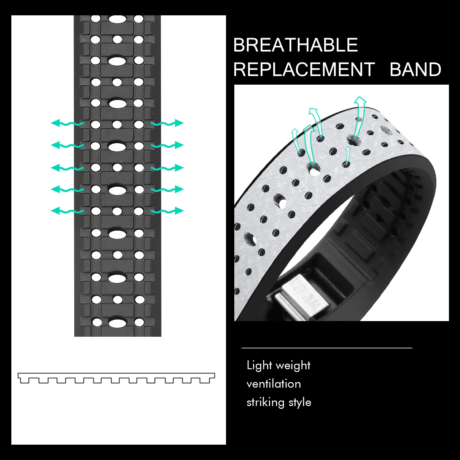 Oulucci 6 цветов кожа+ ТПУ ремешок для часов Браслет Для Fitbit Alta/Alta HR сменный браслет наручных часов высокого качества ремешок для часов