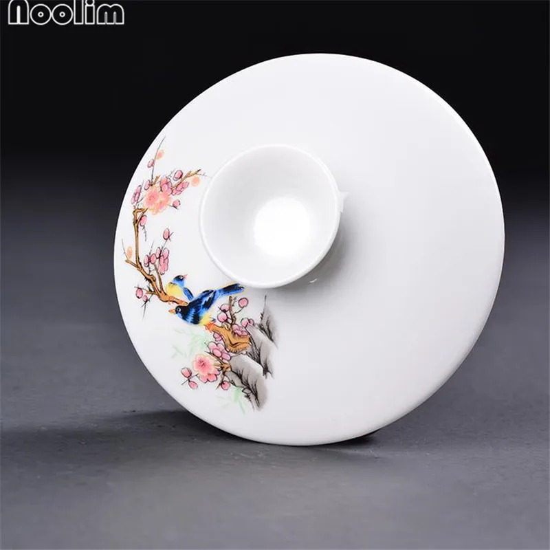 Керамические расписанные вручную чайные чашки Gaiwan, китайские чайные чашки Kong Fu, чайная посуда, аксессуары, домашний чайный набор, посуда для напитков