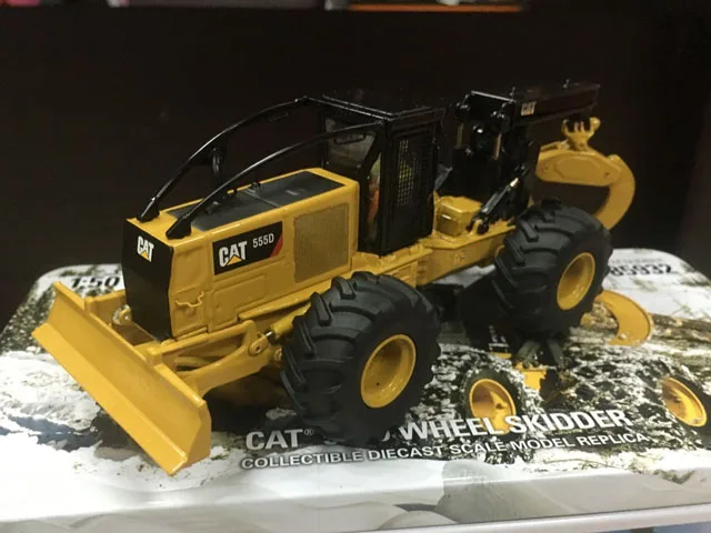 Caterpillar Cat 555D колеса скиддер 1:50 Масштаб металлические модели путем литья под