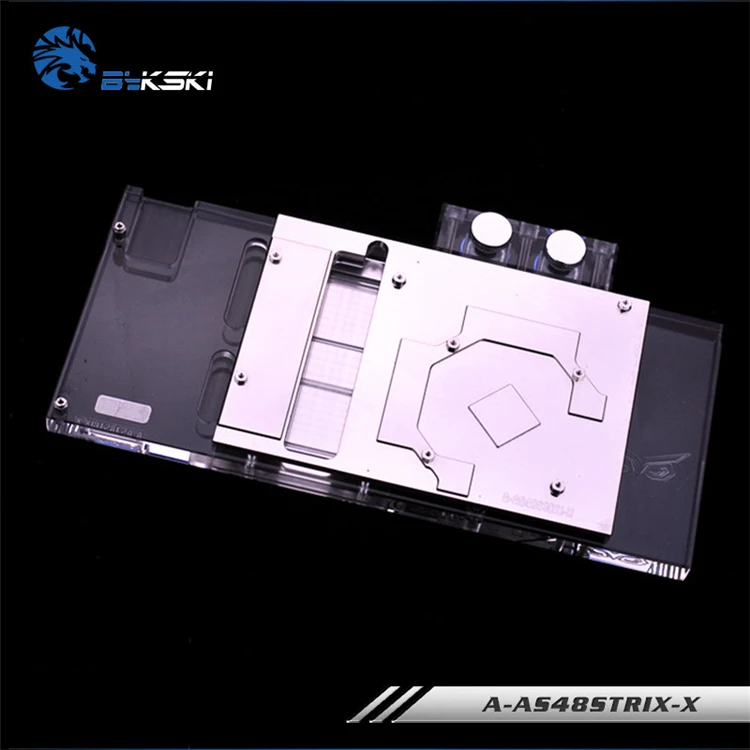 Водяной блок Bykski GPU для ASUS ROG Strix RX 480 O8G GAMING/470 4G GAMING 580/590 A AS48STRIX X|Кулеры и системы