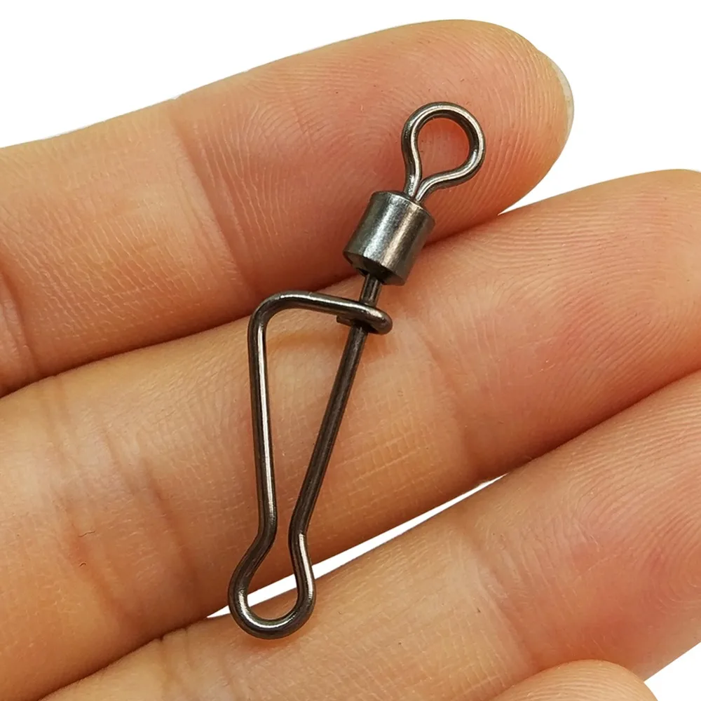 100/500/1000 шт. зажимы для рыбалки качели итальянские защелки быстрое звено