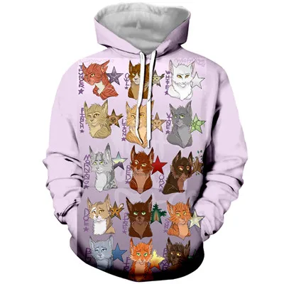 hoodie YX девушка 3D принт воина кошка для Для женщин Для мужчин толстовки/Толстовка Повседневное дропшиппинг - Цвет: hoodie