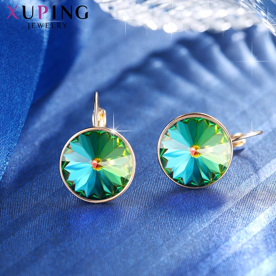 Xupingg ювелирные изделия прекрасные серьги высокого качества Кристаллы от Swarovski элегантный стиль для женщин Рождественский подарок M93-20489