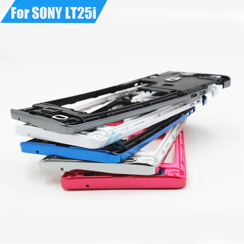 Сменный корпус для Sony Xperia V LT25i оригинальный со средней рамкой|middle frame|xperia chassiscovers