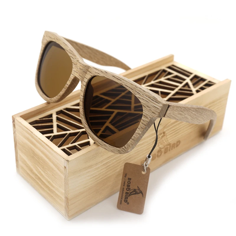 

BOBO BIRD Sunglasses Women Men 2022 Handmade Nature Wooden Glasses Frame Polarized Eyewear Creative Wood Gift Box Oculos De Sol