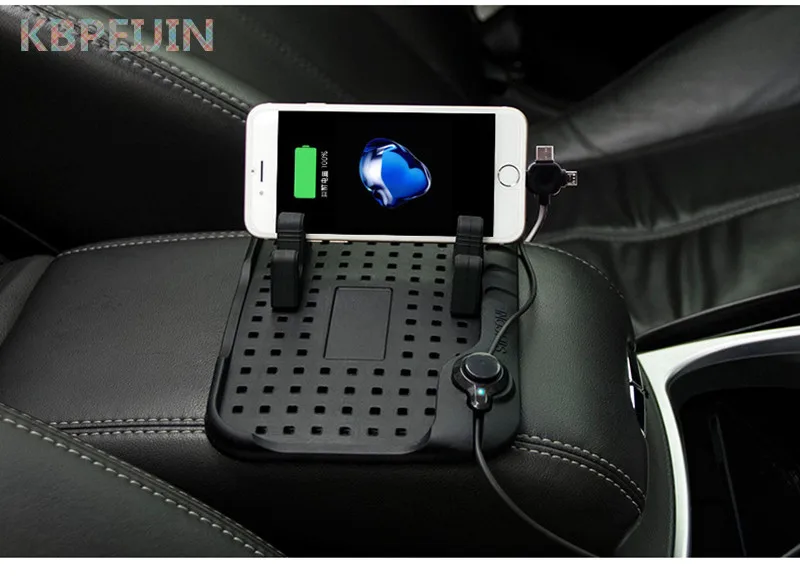 For lifan x60 620 520 320 x50 solano smily Multi-functional Car Navigation Mobile USB Charger Phone Anti-Slip Mat accessories | Автомобили