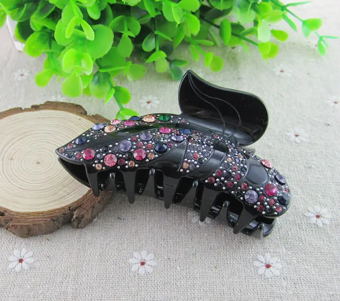 9 5 см Полный Стразы коготь волос модная обувь с украшением в виде кристаллов