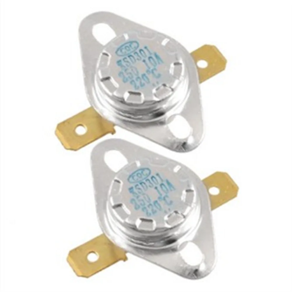 

2 Pcs AC250 NC Temperature Switch Ceramic Thermostat KSD301 Normal Close
