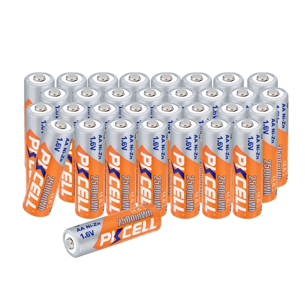 Аккумуляторы AA Ni Zn 1 6 мА в 32 шт.|aa rechargeable battery|aa batteryrechargeable battery |
