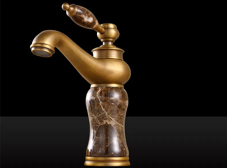 Бесплатная доставка DONA4840 копия Нефритового камня античный смеситель для