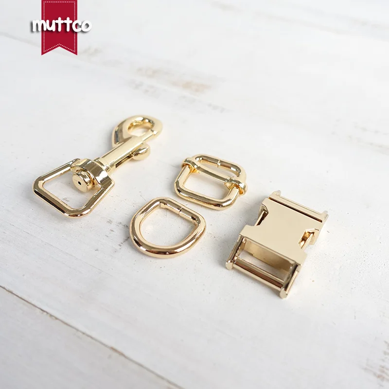 50 компл./лот (металлическая пряжка + настраиваемая кольцо D металлическая