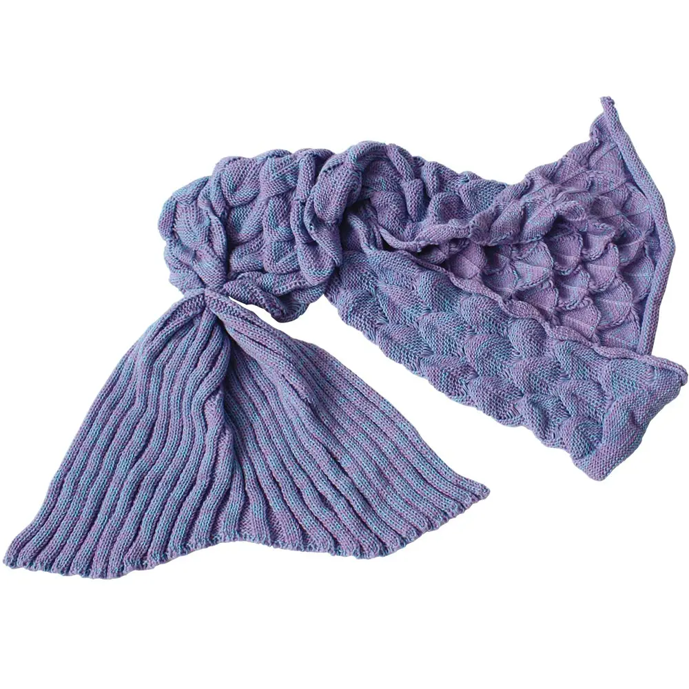 Детские одеяла вязаные милые нимо клоун хвост русалки пеленка обертка для детей