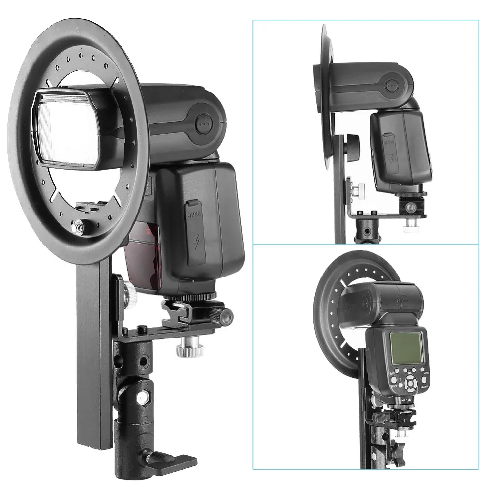Комплект софтбоксов Neewer 24x24 дюйма/60x60 см для вспышки Speedlite + стойка светильник 9