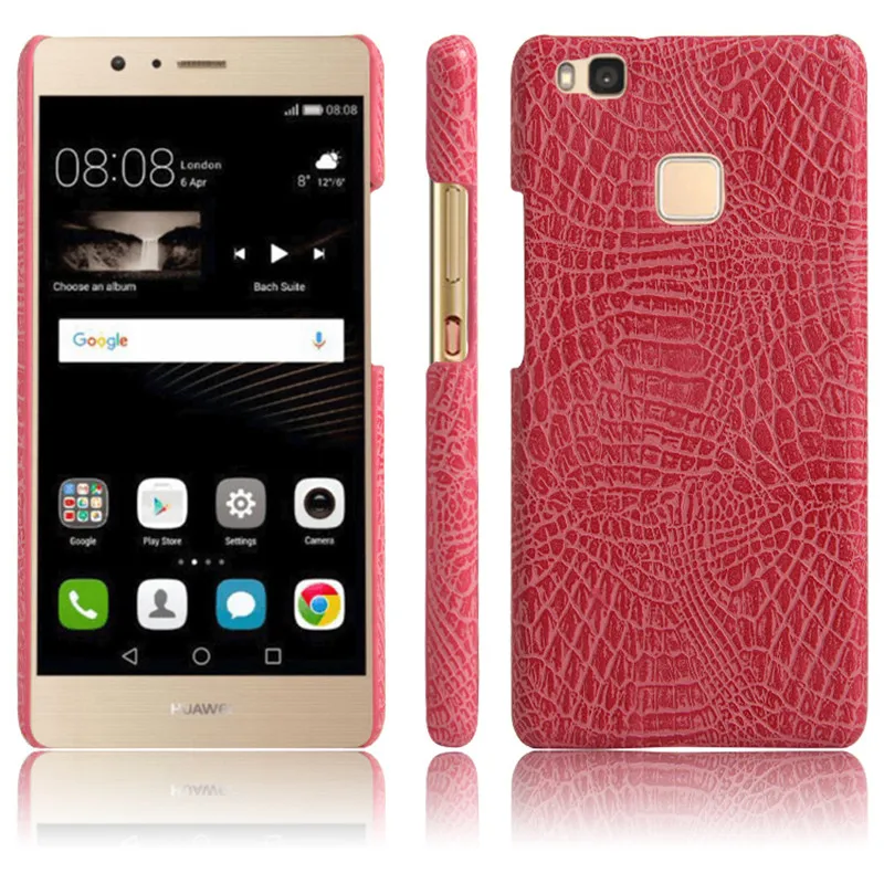 Чехол для Huawei P9 Lite чехол P9Lite Роскошный из искусственной кожи жесткая пластиковая