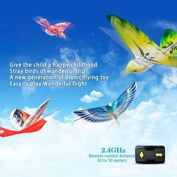 Новый Летающий Радиоуправляемый Дрон с дистанционным управлением 2 4G|fly rc|bionic birdrc