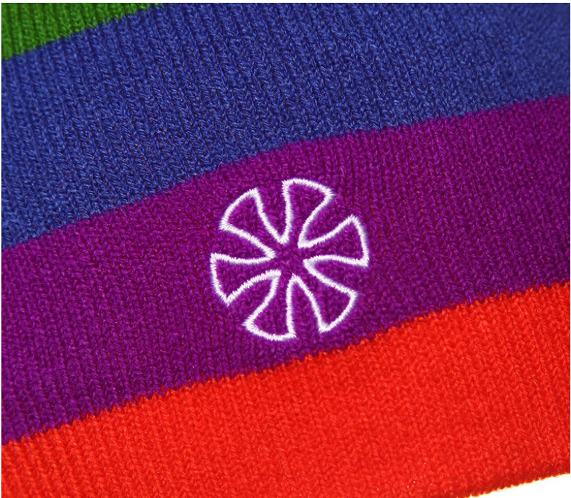 Мужские и женские шапки унисекс теплые вязаные для катания на коньках с высоким