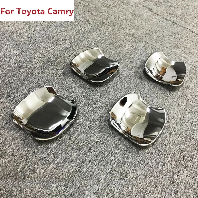 Новинка для Toyota Camry XV70 2018 2019 4 шт. дверей автомобиля ABS Хромированная дверная ручка