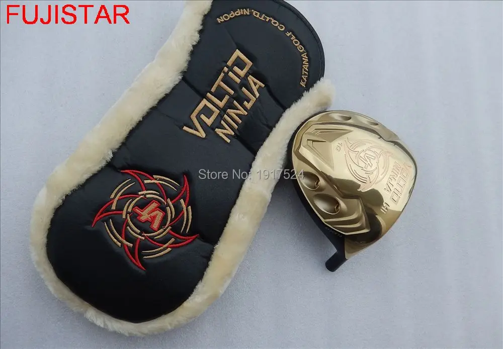 Новая титановая головка водителя для гольфа FUJISTAR GOLF VOLTIO NINJA Hi cor золотого цвета с