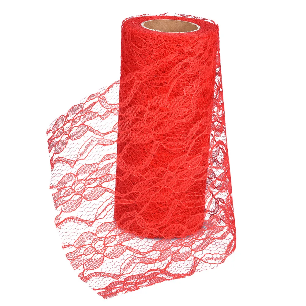 10 Yards Lace Tulle Roll Multicolor DIY Crafts Wedding Event Banquet Ribbon Gifts Embroidered Mesh | Дом и сад