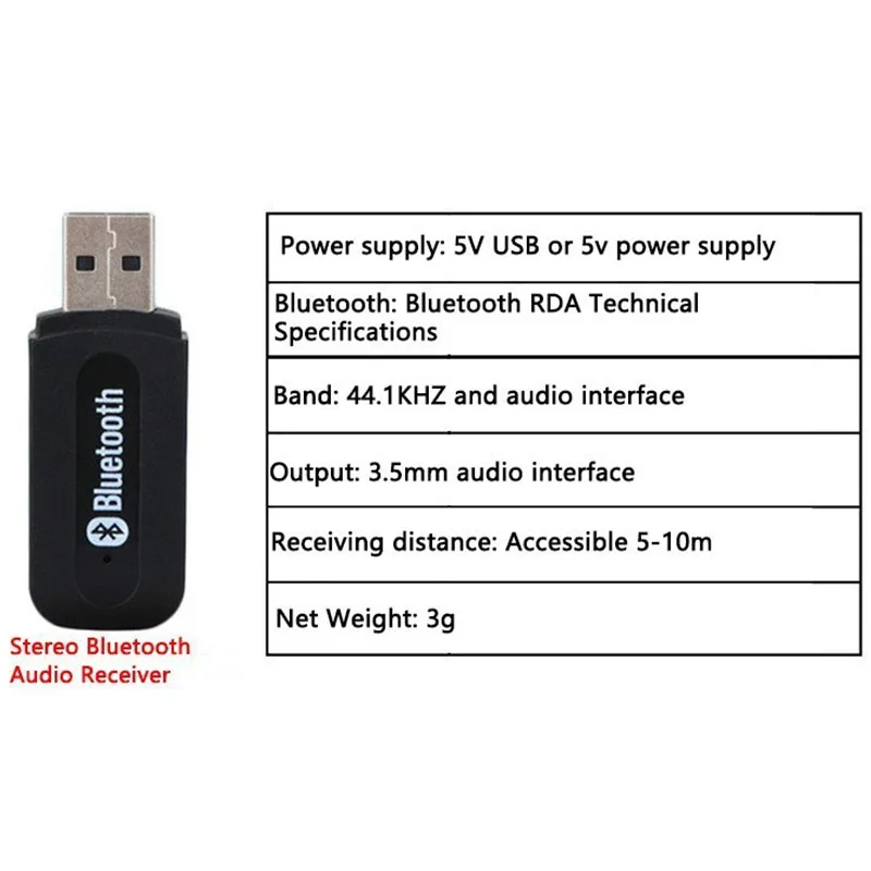 USB  Bluetooth     AMP Dongle    3, 5   Bluetooth