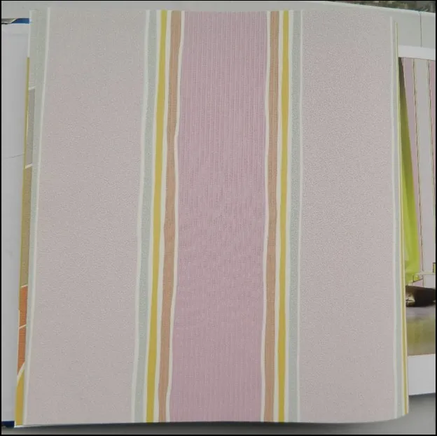 Новая мода классический порошок желтый розовый абстрактный арт обои полоса