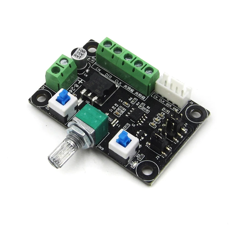 DC 12V 24V Генератор импульсных сигналов для шагового двигателя регулятор скорости