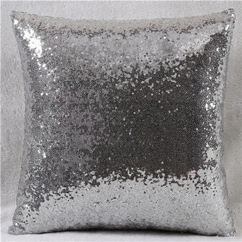 Gray Квалифицированных твердых Цвет блестками бросить кафе Home Decor подушки леверт челнока dig61017 - Цвет: Gray
