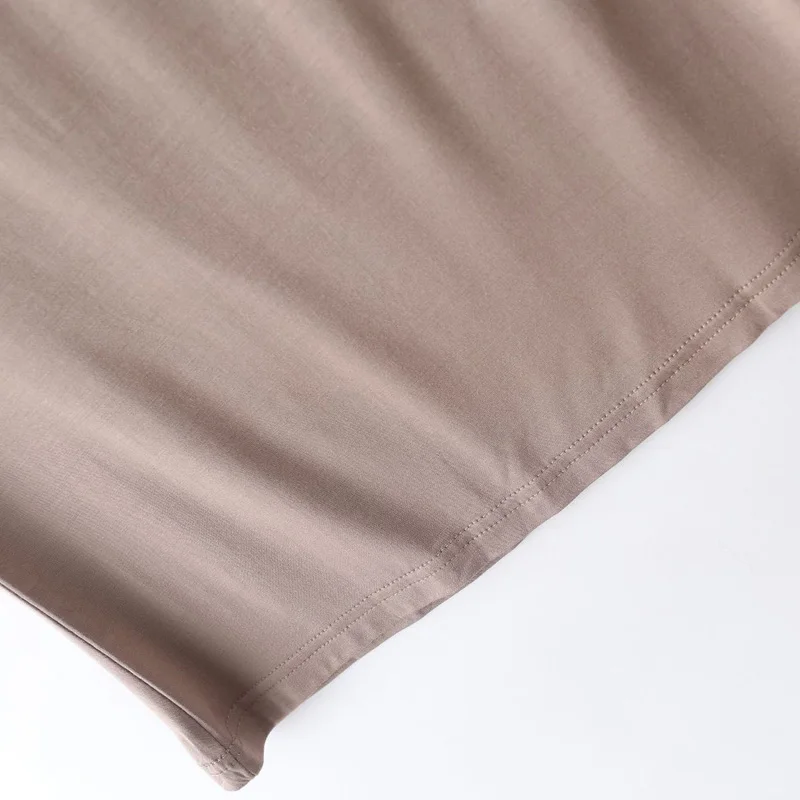 LERFEY с высоким плотно облегающим шею воротником Slim Fit Футболка спецодежды офисные