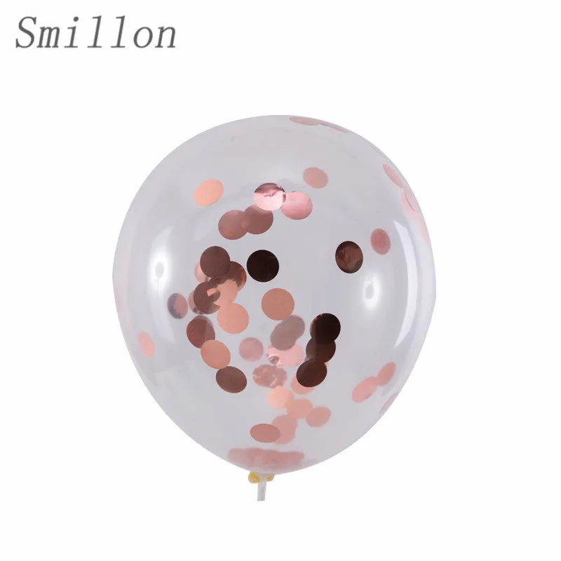 10 шт микс розово золотые латексные шары украшения для дня рождения детские