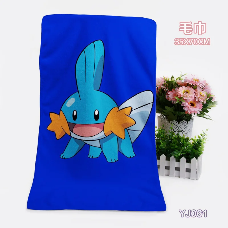 see chart IVYYE 1 шт. Evee Monster Модные индивидуальные аниме банные полотенца s платок мягкое полотенце для лица мультфильм мочалка унисекс Новинка - Цвет: see chart