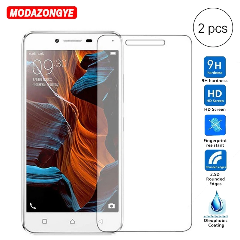 2pcs Tempered Glass For Lenovo Vibe K5 Plus Screen Protector Flim A6020 A6020a46 a46 | Мобильные телефоны и аксессуары